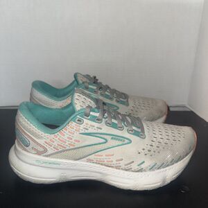 Brooks Glycerin 20 Womens Running Shoes Oyster Latigo Bay Coral 8 B